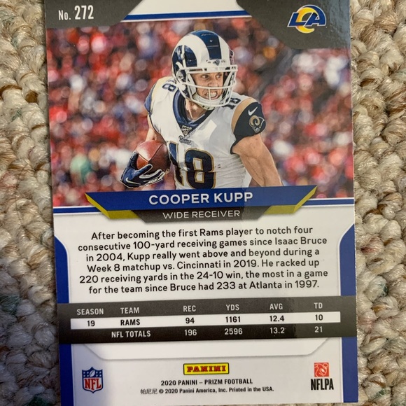 Cooper Kupp Rams NFL Panini Prizm Card Lot Rare - Picture 6 of 6